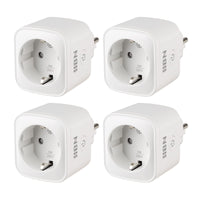 1 x RAW Customer Returns HBN Smart WiFi socket with consumption measurement, set of 4 Smart Home WiFi socket with APP Intelligent switching socket, voice control timer, Alexa Google Home comp. - RRP €26.56