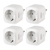 1 x RAW Customer Returns HBN Smart WiFi socket with consumption measurement, set of 4 Smart Home WiFi socket with APP Intelligent switching socket, voice control timer, Alexa Google Home comp. - RRP €26.56