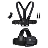 1 x RAW Customer Returns TEKCAM Action Camera Accessories Chest Strap Mount Headband Mount Kit Compatible with GoPro Hero 12 11 10 9 8 7 Akaso EK7000 APEXCAM Surfola Jadfezy - RRP €15.98