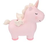 1 x RAW Customer Returns Savings box 1 x unicorn resin, cute for children, for, children, resin, birthday gift, home decoration pink 19 x 17 cm tip jar - RRP €20.4