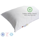 1 x RAW Customer Returns GM Pillow 45x75 Baby Bed Pillow Breathable Hypoallergenic Anti-dust Mite Pillow with 100 Italian Cotton Cover Made in Italy - RRP €20.4