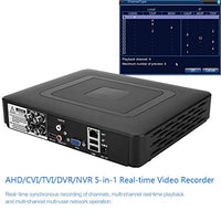 1 x RAW Customer Returns Channel CCTV Recorder, 4 Channel Video Recorder, 4 in 1 CCTV AHd CVI TVI DVr NVR Security Camera Real Time Video Recorder, Home Surveillance Camera System Kit - RRP €89.0