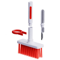 84 x Brand New Hagibis Soft Keyboard Cleaner Brush 5 in 1 Multifunctional Cleaning Tool Kit Dust Extractor and Multifunctional Brush for Headphones and Airpods for Laptop PC Red  - RRP €755.16