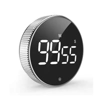 1 x RAW Customer Returns Digital Kitchen Timer - Magnetic countdown timer with large LED display, volume control, easy to use for cooking and for seniors and children - RRP €15.85