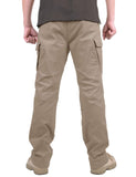 1 x RAW Customer Returns MAGCOMSEN Men s Outdoor Durable Multi Pockets Relaxed Fit Tactical Cargo Pants Work Trousers, Khaki, 38 - RRP €54.98