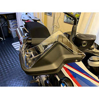 1 x RAW Customer Returns Motorcycle Handguards ABS Plastic Protectors with Clear Wind Deflectors Compatible with NC700X 750X CB650F CTX700 2014-2018 - RRP €37.28