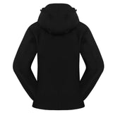 1 x RAW Customer Returns SaphiRose PONCHO Women s Waterproof Jacket Rain Poncho Functional Softshell Windproof for Outdoor Punching Jacket Black M - RRP €32.45