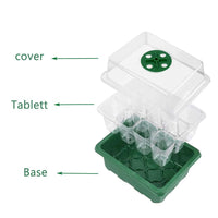 1 x RAW Customer Returns Indoor greenhouse propagation box, 3 seed trays with lid, mini greenhouse propagation set, seedling starter trays, greenhouse propagation tray, with 2 garden tools, 10 green plant tabs - RRP €11.23