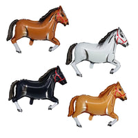 1 x Brand New 10pcs Horse Balloons 30inch Horse Party Decorations Horse Shape Foil Balloon for Graduation Birthday Wedding Party Decorations - RRP €15.99