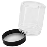 1 x RAW Customer Returns CHEUKYIU 24pcs 250ml Mason Jars Plastic Clear Storage Container Black Airtight Screw Jars with Lid Slime Container for Home Kitchen Food Spice Cosmetic Slime - RRP €22.8