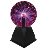 1 x RAW Customer Returns DAXGD Plasma Ball 12cm, Magic Plasma Ball, Touch Sensitive and Sound Red Light Luminous Ball, Electrostatic Ball, Lightning Ball, Flashing Educational Toy Plasma Lamp - RRP €30.74