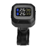 1 x RAW Customer Returns KSTE Tire Pressure Monitoring System, Motorcycle Wireless TPMS Sensor Tire Pressure Monitoring System with 2 External Sensors - RRP €72.39