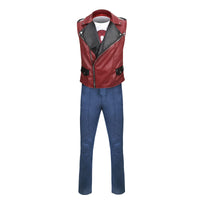 1 x Brand New Funhoo Adult Men s Thor Cosplay Costume Punk Sleeveless Jacket Vest Belt Pants Casual Suit Complete Set for Halloween Party Outfit XL, Suit  - RRP €19.2