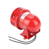 1 x RAW Customer Returns MS-190 Engine Alarm, 220V 120DB Mini Metal Motor Alarm Industrial Sound Electric Guard Against Theft Red  - RRP €22.57