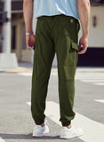 1 x RAW Customer Returns Elegancity Green Cargo Pants Men s Chino Pants with 6 Pockets Cargo Pants Stretch Jogging Pants for Men with Elastic Waistband Elastic Pants XXL - RRP €25.38