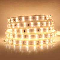 1 x RAW Customer Returns Wisada double row LED strip 3 m, 220 V SMD 2835 120 LEDs m super bright flexible strip, bendable cut interior LED light strip warm white LED strip with switching plug for bedroom, closet - RRP €20.16