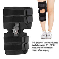 1 x RAW Customer Returns Hinged Knee Orthosis with Mandrel, Adjustable Knee Orthosis Suppliers for Sports Injuries and Knee Joint Protection Fixed Brace Men Women S  - RRP €84.28