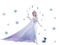 1 x RAW Customer Returns Kibi 2PCS Wall Sticker Frozen Wall Sticker Frozen Elsa and Anna Wall Sticker Frozen Disney for Children s Room Living Room Removable Princess Elsa Anna Wall Sticker Children s Room Frozen Olaf - RRP €18.0