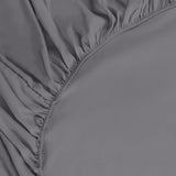 1 x RAW Customer Returns Utopia Bedding - Set of 2 fitted sheets 140x200cm - Grey - Brushed microfiber fitted sheet - 35 cm deep pocket - RRP €17.98