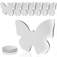 1 x RAW Customer Returns Aongray Set of 8 Tablecloth Weights Stainless Steel Magnet Butterfly Tablecloth Clips 53g Extra Heavy for Curtain Outdoor - RRP €9.67