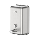 1 x RAW Customer Returns AIKE Wall Mounted Soap Dispenser, 1100ml Stainless Steel Soap Dispenser, Built-in Plastic Protective Layer, Rustproof, Wear-Resistant and Drip-Proof, Commercial Soap Dispenser Wall Mount - RRP €28.99