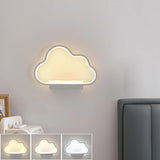 1 x RAW Customer Returns Goeco LED Wall Sconces, Modern Acrylic Cloud Shaped Indoor Wall Lamp, 3000K 4500K 6500K Wall Light for Kids Bedroom, Living Room, Hallway, White - RRP €26.8