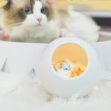 1 x RAW Customer Returns USB Rechargeable Night Light Cat House Lamp Cute Kitten Little Pet House Atmosphere Cat Light Room Decoration for Women Teen Girls 1  - RRP €26.99