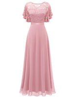 1 x RAW Customer Returns DRESSTELLS Cocktail Dress Women Long Ball Gowns Long Summer Dresses Evening Dress Long Blush 2XL - RRP €64.99