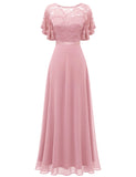 1 x RAW Customer Returns DRESSTELLS Cocktail Dress Women Long Ball Gowns Long Summer Dresses Evening Dress Long Blush 2XL - RRP €64.99