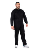 1 x RAW Customer Returns DINOZAVR Ultra work overall men s overall rally suit protective suit with many pockets - black M - RRP €45.11