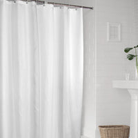 3 x Brand New  LCAWEI White Shower Curtain 100 Polyester Fabric Mildew and Mildew Resistant, 240 Degree Waterproof Extra Long Shower Curtains, Heavy Hem 240 x 200 cm  - RRP €61.2