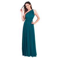 1 x RAW Customer Returns IMEKIS Women s Elegant Evening Dress Multiway V-Neck Off Shoulder Party Dress Sleeveless Halter Neck Maxi Dress Backless Summer Dress Festive Cocktail Dress Bridesmaid Wedding Ball Gown - RRP €39.31