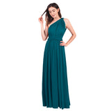 1 x RAW Customer Returns IMEKIS Women s Elegant Evening Dress Multiway V-Neck Off Shoulder Party Dress Sleeveless Halter Neck Maxi Dress Backless Summer Dress Festive Cocktail Dress Bridesmaid Wedding Ball Gown - RRP €40.44