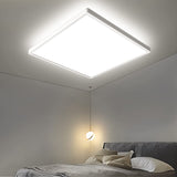 1 x RAW Customer Returns OTREN LED Ceiling Light Flat 36W, 4000K Neutral White Modern Ceiling Lamp, 30CM Bathroom Lamps Ceiling for Living Room Bedroom Children s Room Kitchen Office, IP44, 3240LM, Square - RRP €26.21