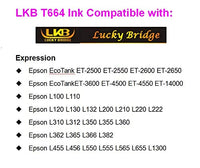 3 x RAW Customer Returns Lucky Bridge 400ml 4x100ml 664 Ink for Epson EcoTank T664 T6641 T6642 T6643 T6644 Ink Bottle for ET-2500 ET-2550 ET-2600 ET-2650 ET-4500 ET-140000000 L100 L110, L350, L355, L555-400 ml. - RRP €64.8