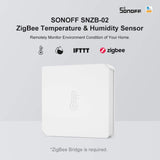 1 x RAW Customer Returns SONOFF SNZB-02 ZigBee Mini indoor temperature humidity sensor for checking the room climate, SONOFF ZBBrigde required, indoor thermometer hygrometer with alarm function, Alexa supported - RRP €16.08