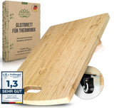 1 x RAW Customer Returns Silent Lotus Premium bamboo sliding board for the Thermomix Sustainable elegance for your kitchen - RRP €30.2