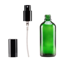 1 x RAW Customer Returns YIZHAO Green Spray Bottle 100ml, Small Glass Spray Bottle with Atomizer, for Essential Oils, Cosmetics, Perfume, Cleaning, Travel Bottle, Pharmacist, Set 9Pcs - RRP €29.99