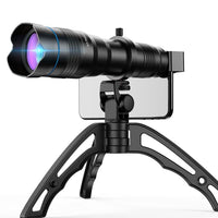 1 x RAW Customer Returns Apexel Cell Phone Camera Lens Kit, 36X Telephoto Lens Kit with Mini Tripod for iPhone X XR XS, Samsung Galaxy, Huawei and Most Smartphones - RRP €60.99