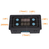 1 x RAW Customer Returns Digital Display Timer Delay Cycle Relay Module DC 24V Time Switch Control Board Hardware - RRP €20.4