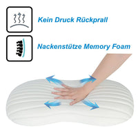 1 x RAW Customer Returns SIKAINI Memory Foam Pillow Neck Support Pillow Orthopedic Pillow Sleeping Pillow for Adults - RRP €19.92