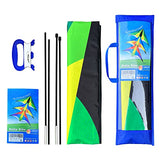 26 x Brand New Laruita Delta Kite for Kids and Adults, Beginner Kite for Kids Ages 4-8, Easy to Fly with 200ft Kite Handle Green  - RRP €408.98