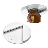 15 x Brand New Jar opener under cabinet jar opener, glass lid and bottle opener, opens any size type of lid, jar opener screw lid opener, ideal for seniors and weak hands women children white  - RRP €224.85