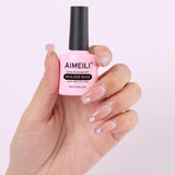 1 x RAW Customer Returns AIMEILI 8 in 1 Nail Polish Builder Base Set 8ml 6 Colors 8 in 1 Builder Nail Gel Builder Gel in a Bottle Gel Nail Polish Set - KIT 38 - RRP €15.23