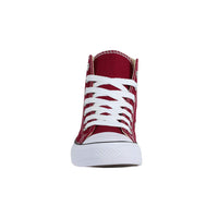 1 x RAW Customer Returns Elara Unisex Sneaker Sports Shoes High Top Sneaker Chunkyrayan 014-A Wine-41 - RRP €25.95