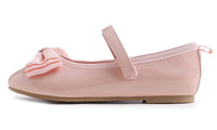 1 x RAW Customer Returns Feversole Girls Cute Dress, girls cute dress mary jane shoes soft party holiday ballet flats bow tie pink vegan patent leather size 36 EU - RRP €32.26