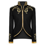 1 x RAW Customer Returns Men s Coat Long Sleeve Prince Tuxedo Steampunk Tailcoat Gothic Victorian Blazer Festive Dress Medieval Jacket Carnival Cosplay Costume Halloween Fashion Masquerade Outerwear - RRP €41.81