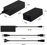 1 x RAW Customer Returns Kinect Adapter for Xbox One S X and Windows 8 8.1 10 PC, Microsoft Kinect 2.0 Sensor Power Supply with EU Plug - RRP €29.99