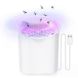 1 x RAW Customer Returns Insect killer, mosquito repellent USB electric fly trap indoor, mosquito trap mosquito lamp, mosquito killer lamp with light, fruit fly trap for kitchen indoor outdoor white - RRP €16.13