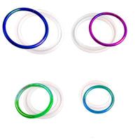 1 x RAW Customer Returns iSuperb Pack of 4 Epoxy Resin Silicone Mold Bracelet Rings 4 Sizes Mold Bracelet Jewelery Epoxy UV Resin Molds Resin Epoxy Molds for Crafts Pendant Earrings 4 Shapes  - RRP €20.4